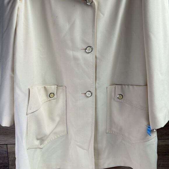 Jerold Vintage 70’s Ladies Jacket Coat, Off White Cream - Picture 3 of 8